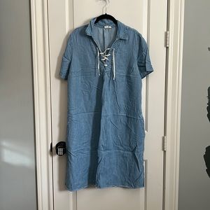 Gap Maternity denim dress